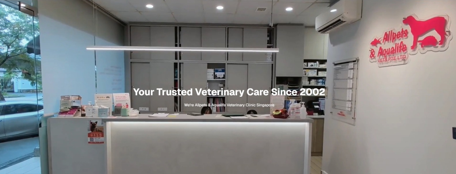 Allpets & Aqualife Vets Singapore Placement
